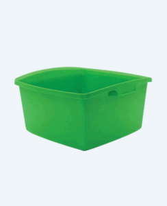 Baskom Plastik Kotak Besar Basic Home BA-62 Baskom Segi No.33, Ukuran 350 X 340 X H 180 mm | Raja Plastik Indonesia