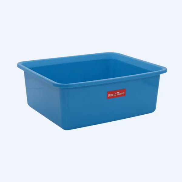 Baskom Plastik Kotak Kecil Basic Home BBA-1 Baskom Segi Deluxe No. 4 (1) Baskom Plastik Kotak Kecil Basic Home BBA-1 Baskom Segi Deluxe No. 4, Ukuran 335 x 290 x 120 mm | Raja Plastik Indonesia