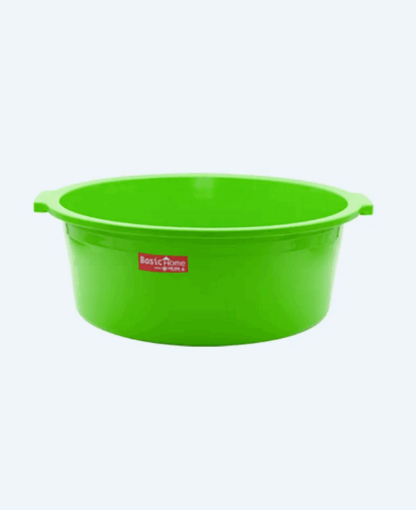 Baskom Plastik Sedang Basic Home BBA-4 Nikki Basin No. 48. Ukuran Ø 515 x H 180 mm | Raja Plastik Indonesia