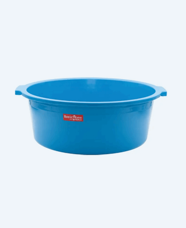 Baskom Plastik Sedang Basic Home BBA-4 Nikki Basin No. 48. Ukuran Ø 515 x H 180 mm | Raja Plastik Indonesia