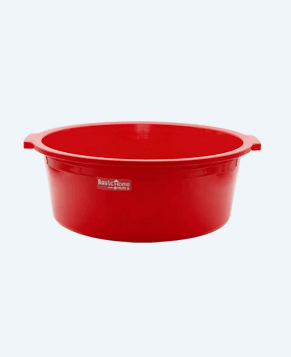 Baskom Plastik Sedang Basic Home BBA-4 Nikki Basin No. 48. Ukuran Ø 515 x H 180 mm | Raja Plastik Indonesia