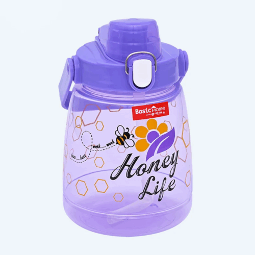 Botol Air Minum Plastik Basic Home BNN-10 Honeylife Bottle 1250 ml, Ukuran 130 x 107 x 190 mm | Raja Plastik Indonesia