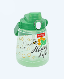 Botol Air Minum Plastik Basic Home BNN-10 Honeylife Bottle 1250 ml, Ukuran 130 x 107 x 190 mm | Raja Plastik Indonesia