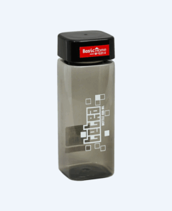 Botol Air Minum Plastik Basic Home BNN-17 Tetra Bottle 400 ml, Ukuran 60 x 60 x H 167 ml | Raja Plastik Indonesia