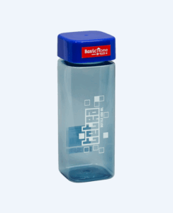 Botol Air Minum Plastik Basic Home BNN-17 Tetra Bottle 400 ml, Ukuran 60 x 60 x H 167 ml | Raja Plastik Indonesia