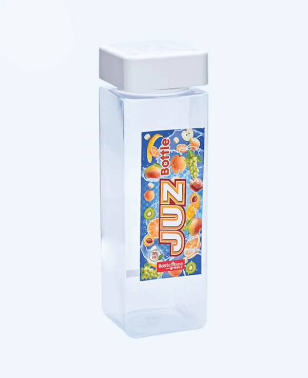 Botol Minum Air Dingin 1000 ml Basic Home BHJ-1 JUz Bottle 1 ltr, Ukuran 73 x 73 x 235 mm | Raja Plastik Indonesia