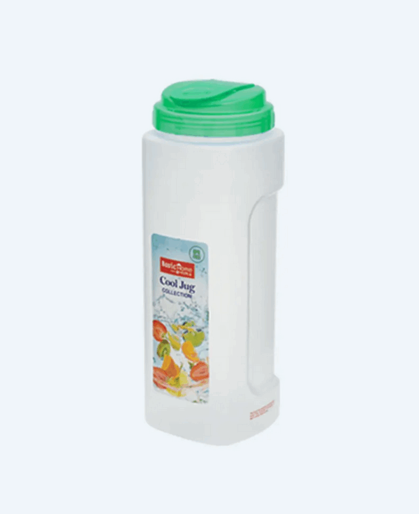 Botol Minum Air Dingin 1300 ml Basic Home BKK-5 Momo Cool Jug 1.3 lt, Ukuran 90 x 90 x x 253 mm | Raja Plastik Indonesia