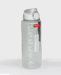 Botol Minum Plastik 1000 ml Basic Home BNN-8 Goodlife Bottle 1 Ltr, Ukuran Ø 90 x H 255 mm | Raja Plastik Indonesia