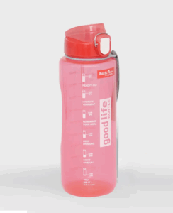 Botol Minum Plastik 1000 ml Basic Home BNN-8 Goodlife Bottle 1 Ltr, Ukuran Ø 90 x H 255 mm | Raja Plastik Indonesia