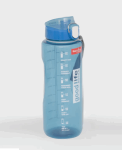 Botol Minum Plastik 1000 ml Basic Home BNN-8 Goodlife Bottle 1 Ltr, Ukuran Ø 90 x H 255 mm | Raja Plastik Indonesia