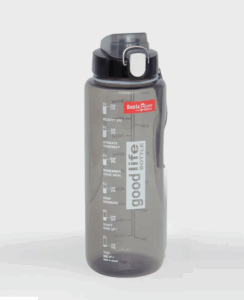 Botol Minum Plastik 1000 ml Basic Home BNN-8 Goodlife Bottle 1 Ltr, Ukuran Ø 90 x H 255 mm | Raja Plastik Indonesia