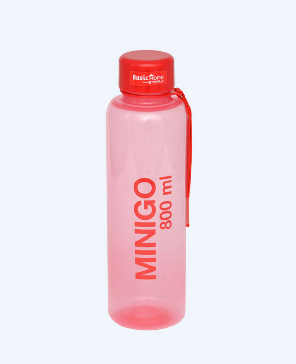 Botol Minum Plastik Basic Home BNN-7 Minigo Bottle 800 ml, Ukuran Ø 73 x H 246 mm | Raja Plastik Indonesia