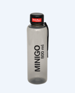 Botol Minum Plastik Basic Home BNN-7 Minigo Bottle 800 ml, Ukuran Ø 73 x H 246 mm | Raja Plastik Indonesia