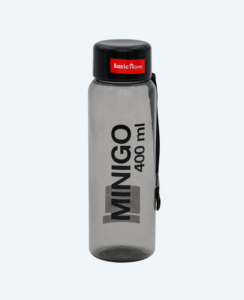 Botol Minum Plastik Basic Home NH-70 Minigo Bottle 400ml, Ukuran Ø 58 x H 185 mm | Raja Plastik Indonesia