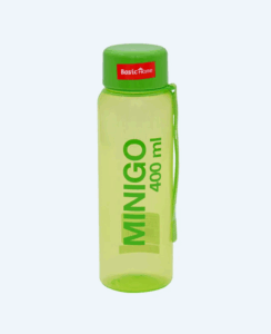 Botol Minum Plastik Basic Home NH-70 Minigo Bottle 400ml, Ukuran Ø 58 x H 185 mm | Raja Plastik Indonesia