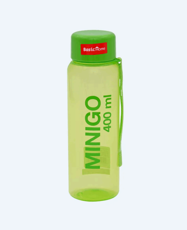 Botol Minum Plastik Basic Home NH-70 Minigo Bottle 400ml, Ukuran Ø 58 x H 185 mm | Raja Plastik Indonesia