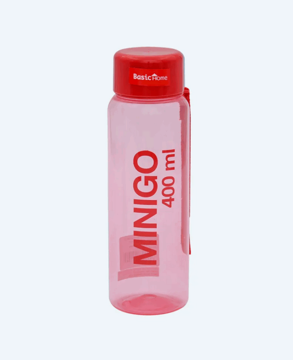 Botol Minum Plastik Basic Home NH-70 Minigo Bottle 400ml, Ukuran Ø 58 x H 185 mm | Raja Plastik Indonesia