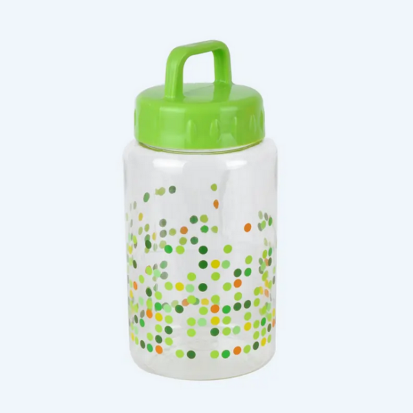Botol Minum Plastik Basic Home PT-81 Sweety Mini Fancy Jar, Ukuran Ø 83 x H 180 mm | Raja Plastik Indonesia