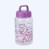 Botol Minum Plastik Basic Home PT-81 Sweety Mini Fancy Jar, Ukuran Ø 83 x H 180 mm | Raja Plastik Indonesia