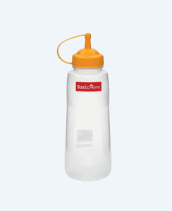 Botol Saus Kecap 1000 ml Basic Home BTS-4 Rassa Sauce Keeper, Ukuran Ø 90 x 275 mm | Raja Plastik Indonesia