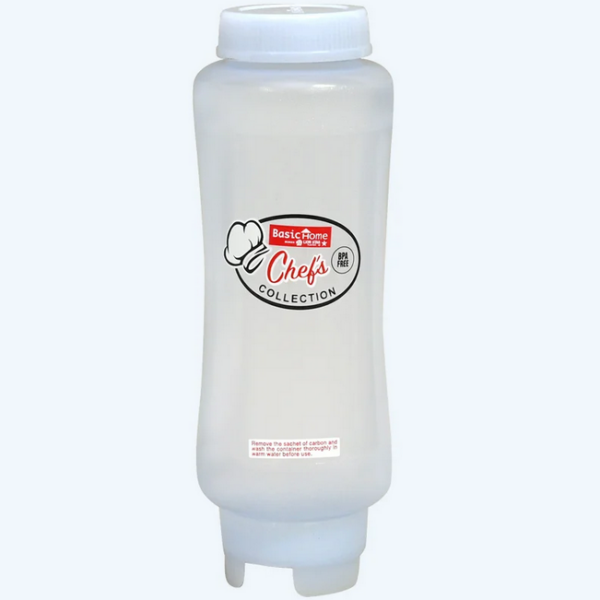 Botol Saus Kecap 650 ml Basic Home BTS-7 Soya Sauce Keeper, Ukuran Ø 75 x H 220 ml | Raja Plastik Indonesia
