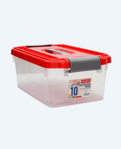 Container Box Plastik 10 Liter Basic Home BVC-4 Astoria Box 10, Ukuran 405 x 255 x 160 mm | Raja Plastik Indonesia