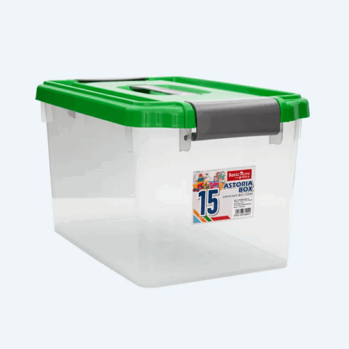 Container Box Plastik 15 Liter Basic Home BVC-5 Astoria Box 15, Ukuran 405 x 255 x 218 mm | Raja Plastik Indonesia