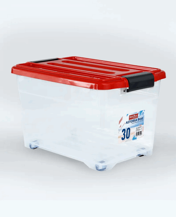 Container Box Plastik 30 Liter Basic Home BVC-1 Astoria Box 30, Ukuran 460 x305 x 276 mm | Raja Plastik Indonesia