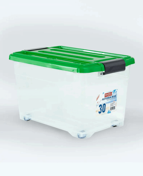 Container Box Plastik 30 Liter Basic Home BVC-1 Astoria Box 30, Ukuran 460 x305 x 276 mm | Raja Plastik Indonesia