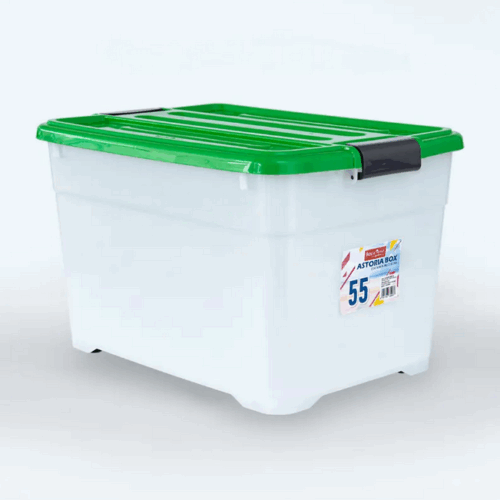 Container Box Plastik 55 Liter Basic Home BVC-3 Astoria Box 55, Ukuran 565 x395 x 346 mm | Raja Plastik Indonesia