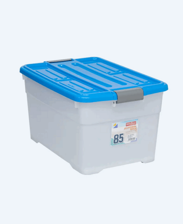 Container Box Plastik 85 Liter Basic Home BVC-7 Astoria Box 85, Ukuran 700 x 475 x 385 mm | Raja Plastik Indonesia