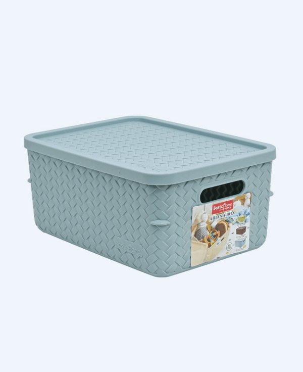 Container Box Plastik Jelato Basic Home BCA-1 Ariana Box Small (1) Container Box Plastik Jelato Basic Home BCA-1 Ariana Box Small, Ukuran 253 x 185 x H 116 mm | Raja Plastik Indonesia