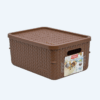Container Box Plastik Jelato Basic Home BCA-1 Ariana Box Small (3) Container Box Plastik Jelato Basic Home BCA-1 Ariana Box Small, Ukuran 253 x 185 x H 116 mm | Raja Plastik Indonesia