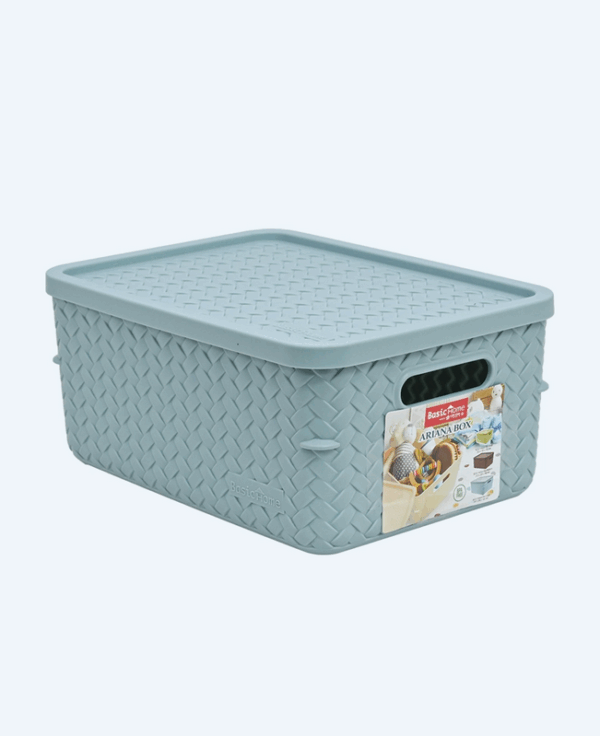 Container Box Plastik Jelato Basic Home BCA-3 Ariana Box Large (1) Container Box Plastik Jelato Basic Home BCA-3 Ariana Box Large, Ukuran 393 x 290 x H 180 mm | Raja Plastik Indonesia