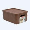 Container Box Plastik Jelato Basic Home BCA-3 Ariana Box Large (4) Container Box Plastik Jelato Basic Home BCA-3 Ariana Box Large, Ukuran 393 x 290 x H 180 mm | Raja Plastik Indonesia