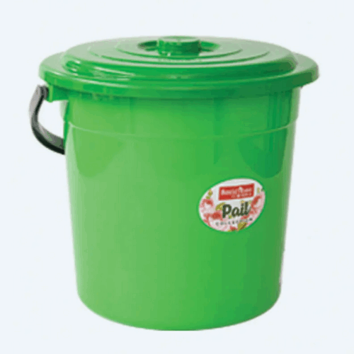 Ember Plastik 6 Galon Basic Home BPC-4 Goldy Pail 6 GL With Cover, Ukuran Ø 395 x H 355 mm | Raja Plastik Indonesia