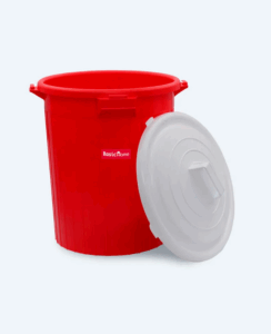Ember Plastik Sedang 45 Liter Basic Home PL-16 Ember 45 Lt + Tutup Ukuran Ø 470 x H 550 mm | Raja Plastik Indonesia