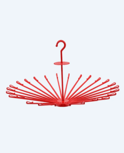 Gantungan Baju Putar Basic Home BFH-2 Mentari Folding Hanger 32 Stick, Ukuran Ø 835 x H 460 mm | Raja Plastik Indonesia