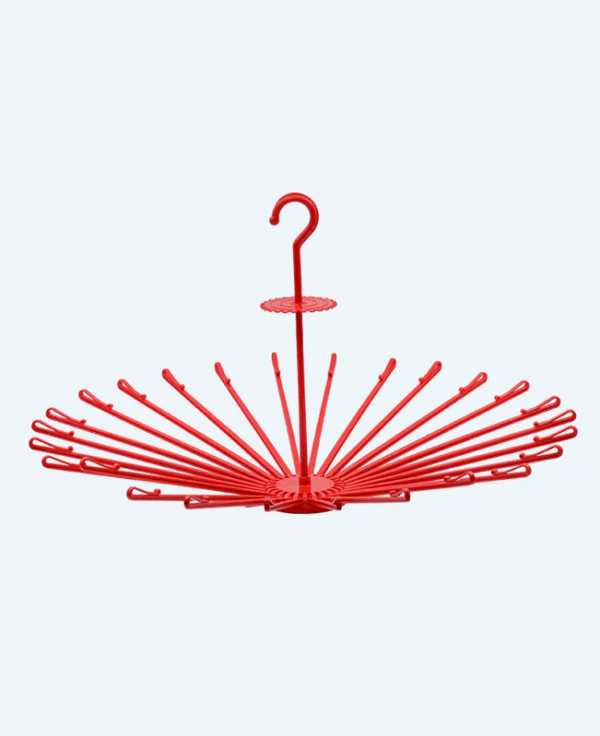 Gantungan Baju Putar Basic Home BFH-2 Mentari Folding Hanger 32 Stick, Ukuran Ø 835 x H 460 mm | Raja Plastik Indonesia