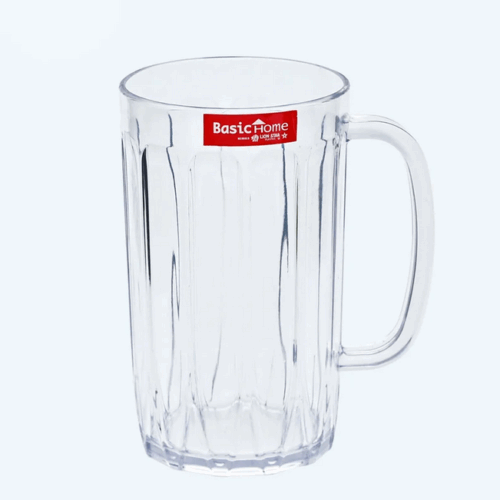 Gelas Plastik Bening Basic Home BGL-4 Barley Glass 600 ml, Ukuran 120 x 87 x 144 mm | Raja Plastik Indonesia