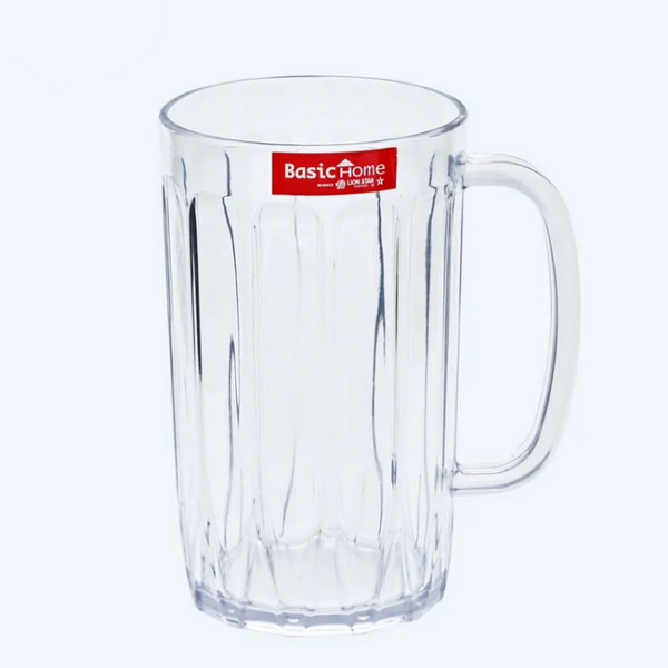 Gelas Plastik Bening Basic Home BGL-4 Barley Glass 600 ml, Ukuran 120 x 87 x 144 mm | Raja Plastik Indonesia