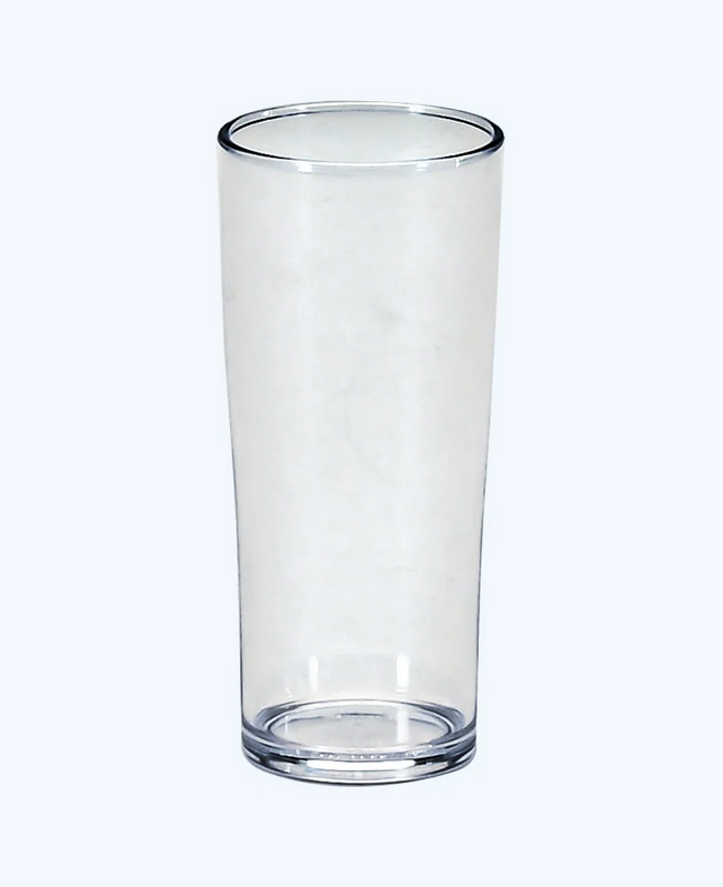 Gelas Plastik Bening Basic Home BGL- 9 HBH – 01 300 ml, Ukuran Ø 64 x H 142 ml | Raja Plastik Indonesia