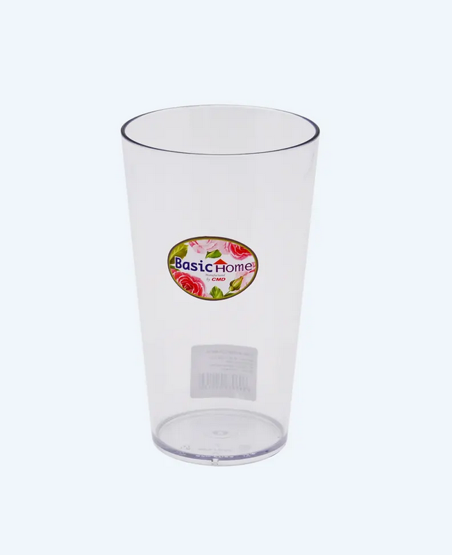 Gelas Plastik Bening Basic Home GL-52 Lemona Cup 500 ml, Ukuran Ø 84 x H 142 mm | Raja Plastik Indonesia