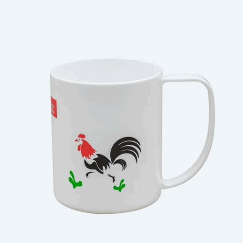 Gelas Plastik Mug Motif Ayam Basic Home BGL-1 Piko Mug 310 ml (Rooster) Gelas Plastik Mug Motif Ayam Basic Home BGL-1 Piko Mug 310 ml (Rooster), Ukuran Ø 75 x H 90 mm | Raja Plastik Indonesia