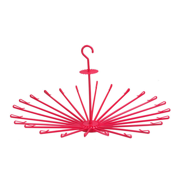 Jemuran Baju Lipat Plastik Lion Star GB-22 Folding Hanger 24 Sticks, Ukuran Ø 810 x H 430 mm | Raja Plastik Indonesia