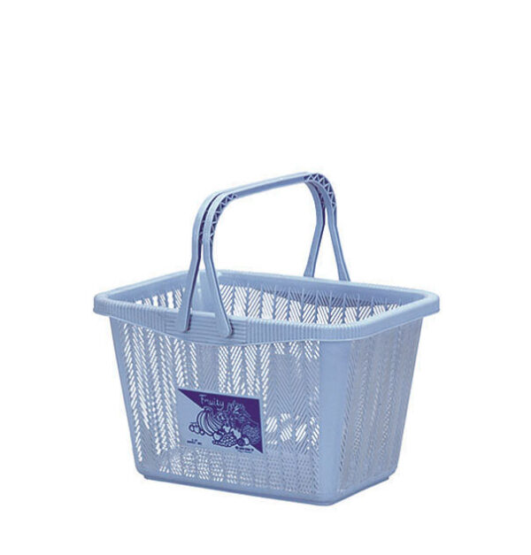 Keranjang Belanja Plastik Jinjing Lion Star B-14 Shopping Basket 403, Ukuran 370 x 300 x H 360 mm | Raja Plastik Indonesia