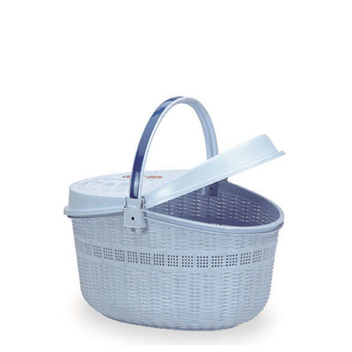 Keranjang Belanja Plastik Jinjing Lion Star B-15 Sakura Shopping Basket w/ Cover, Ukuran 360 x 290 x H 350 mm | Raja Plastik Indonesia