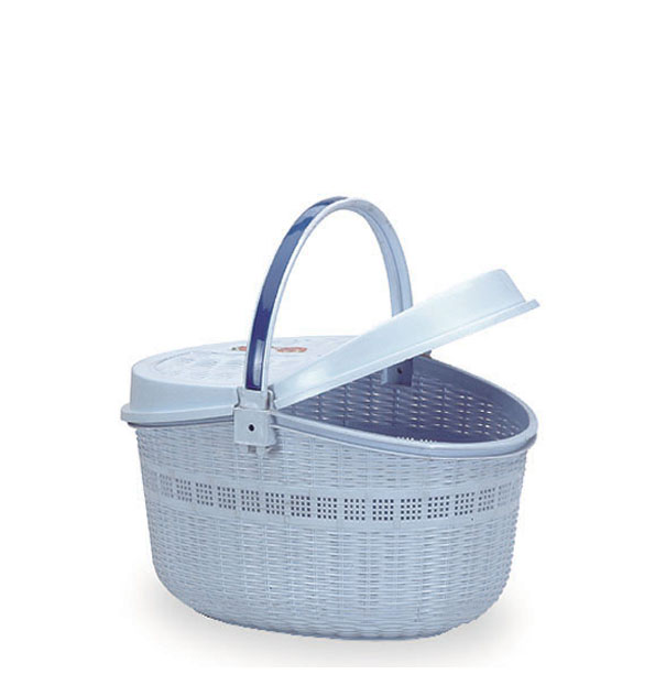 Keranjang Belanja Plastik Jinjing Lion Star B-15 Sakura Shopping Basket w/ Cover, Ukuran 360 x 290 x H 350 mm | Raja Plastik Indonesia