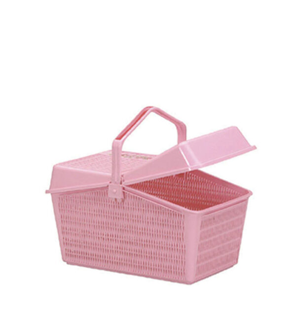 Keranjang Belanja Plastik Jinjing Lion Star B-4 Picnic Shopping Basket w/ Cover, Ukuran 380 x 220 x H 330 mm | Raja Plastik Indonesia