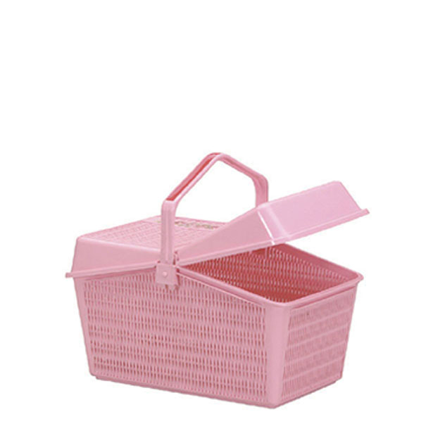 Keranjang Belanja Plastik Jinjing Lion Star B-4 Picnic Shopping Basket w/ Cover, Ukuran 380 x 220 x H 330 mm | Raja Plastik Indonesia